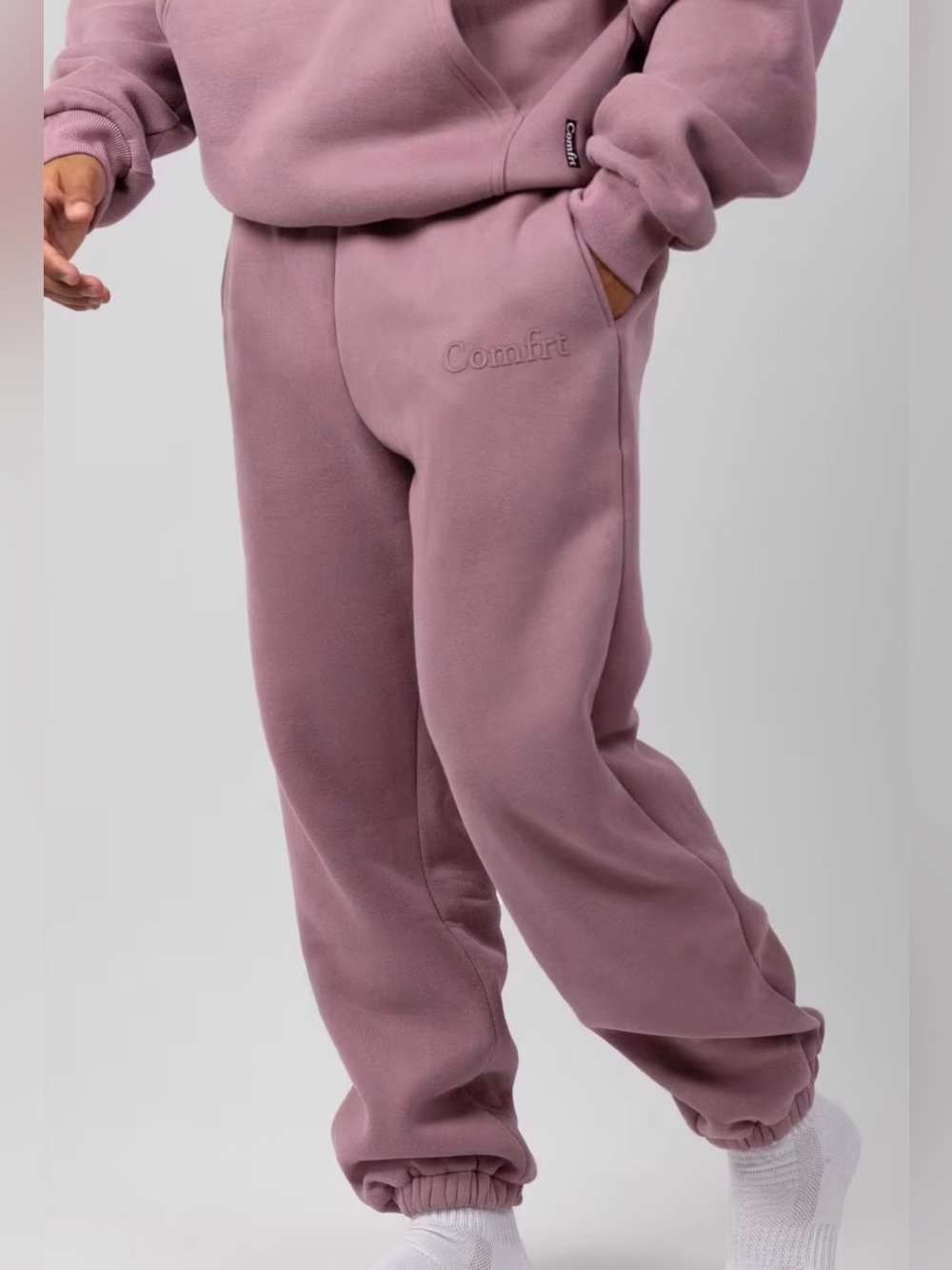 Comfrt Minimalist Sweatpants in Orchid